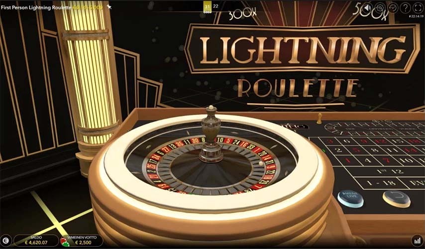 Mejor juego de casino en vivo – Lightning Roulette
